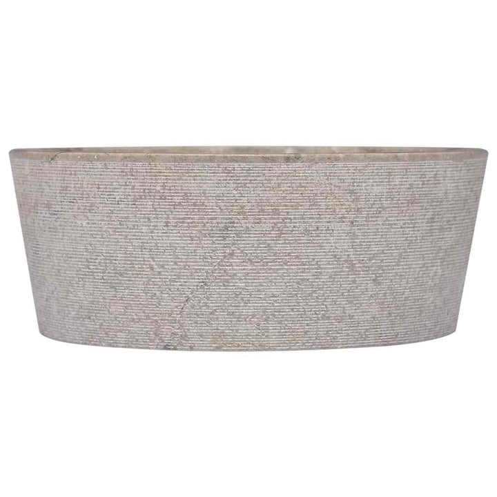 håndvask Ø40x15 cm marmor grå