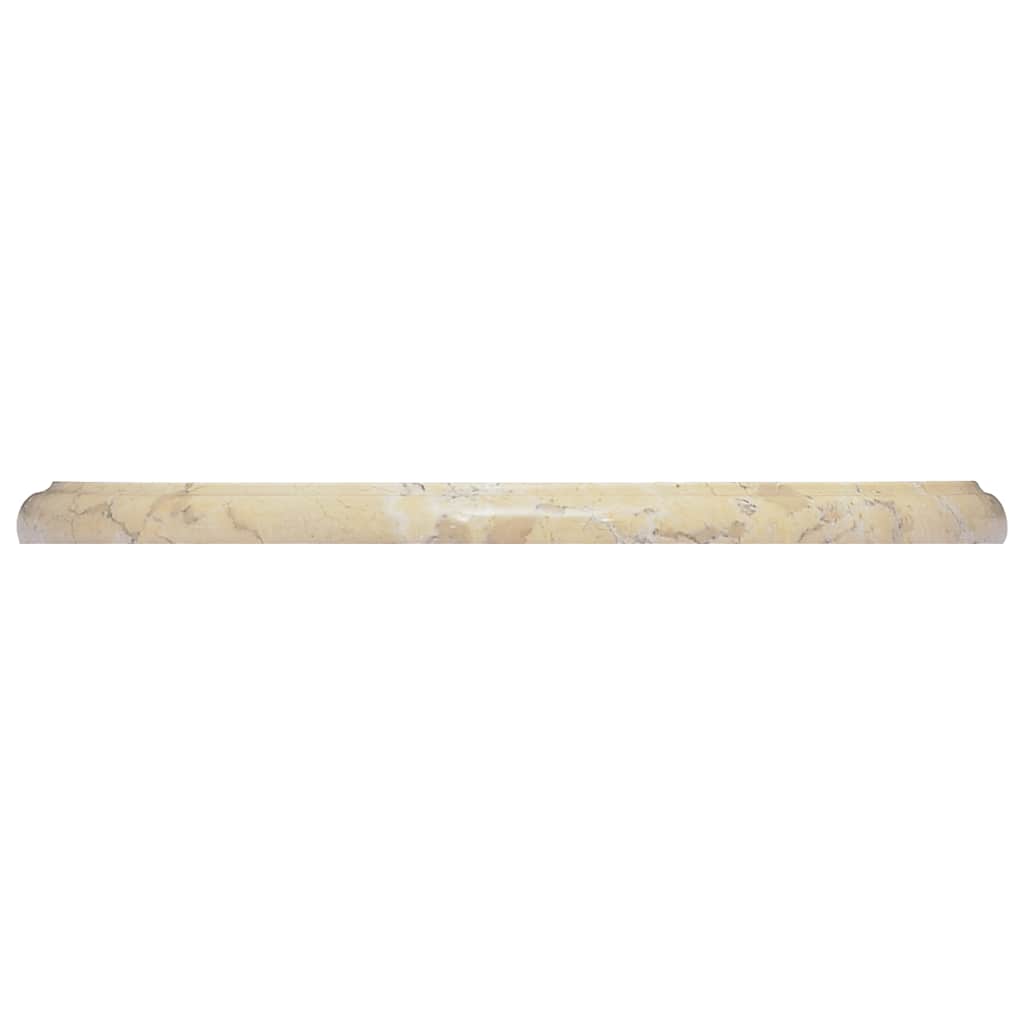 bordplade Ø40x2,5 cm marmor cremefarvet