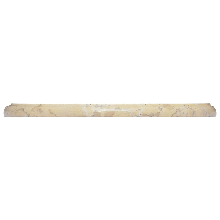 bordplade Ø40x2,5 cm marmor cremefarvet