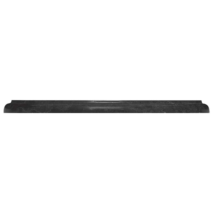 bordplade Ø40x2,5 cm marmor sort
