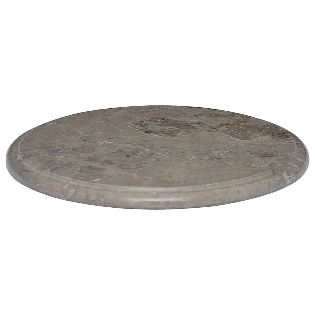 bordplade Ø40x2,5 cm marmor grå