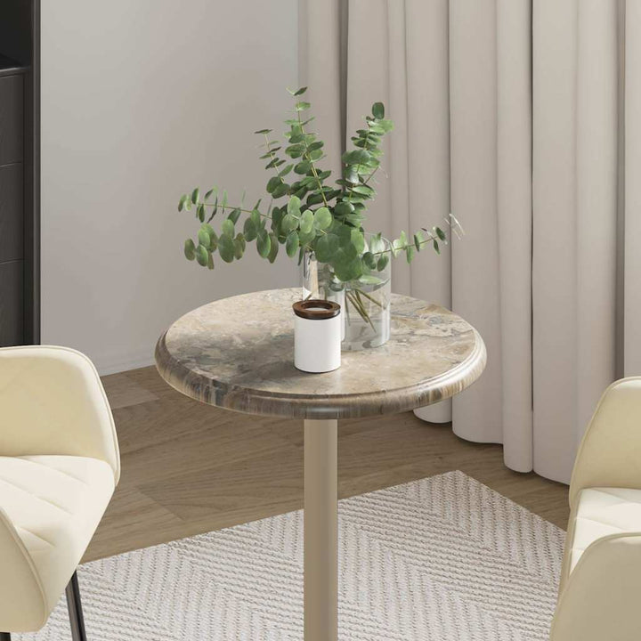 bordplade Ø40x2,5 cm marmor grå