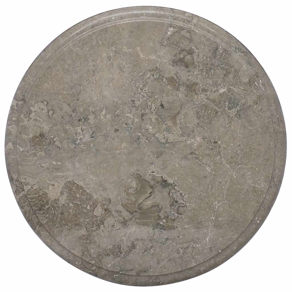 bordplade Ø40x2,5 cm marmor grå