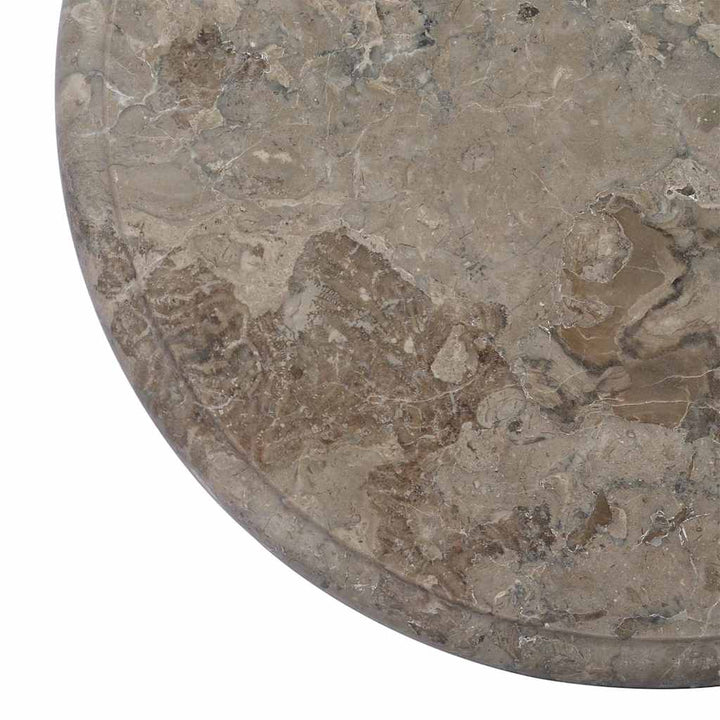 bordplade Ø40x2,5 cm marmor grå