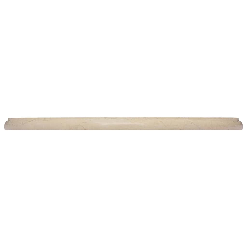 bordplade Ø50x2,5 cm marmor cremefarvet