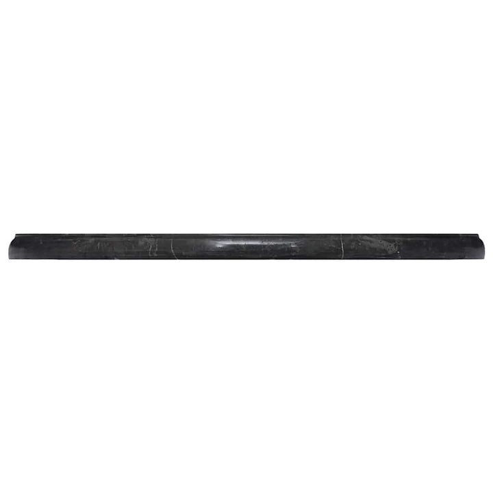 bordplade Ø50x2,5 cm marmor sort