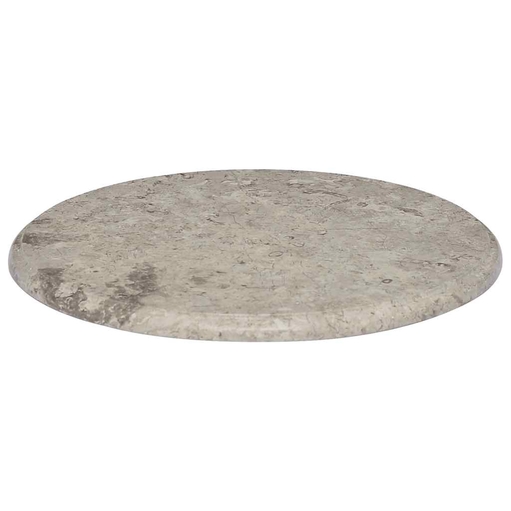 bordplade Ø50x2,5 cm marmor grå
