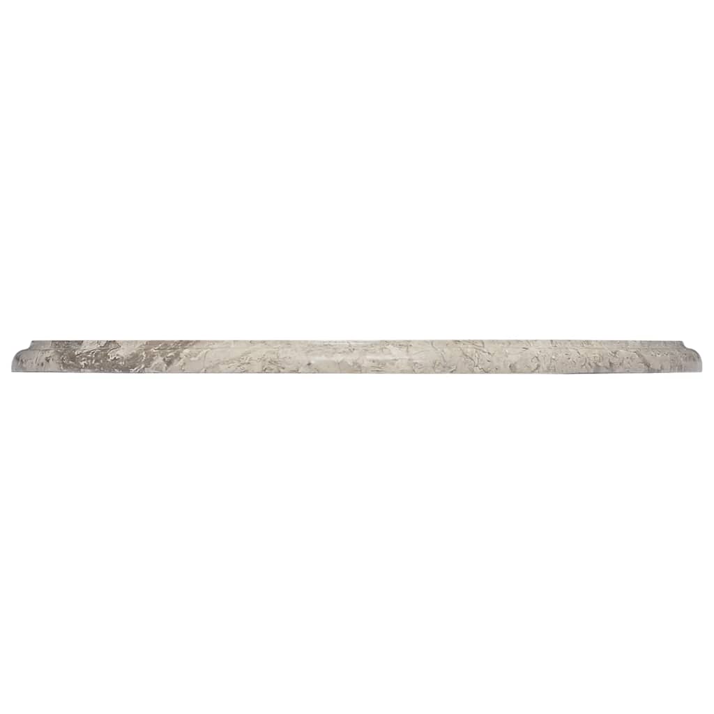 bordplade Ø50x2,5 cm marmor grå
