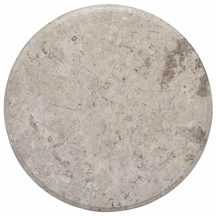 bordplade Ø50x2,5 cm marmor grå