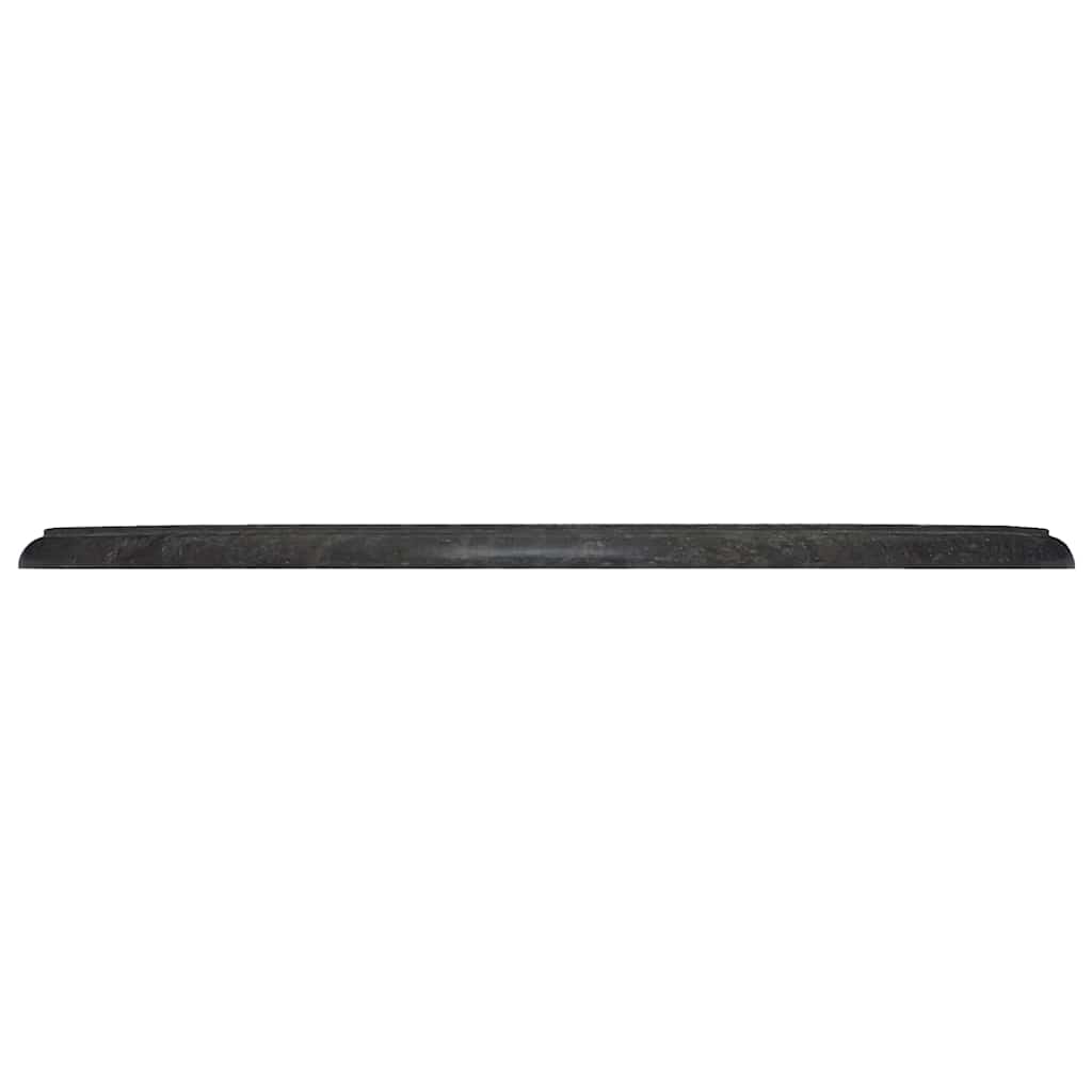 bordplade Ø60x2,5 cm marmor sort