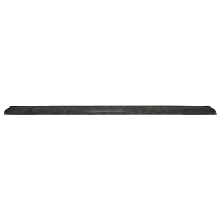 bordplade Ø60x2,5 cm marmor sort