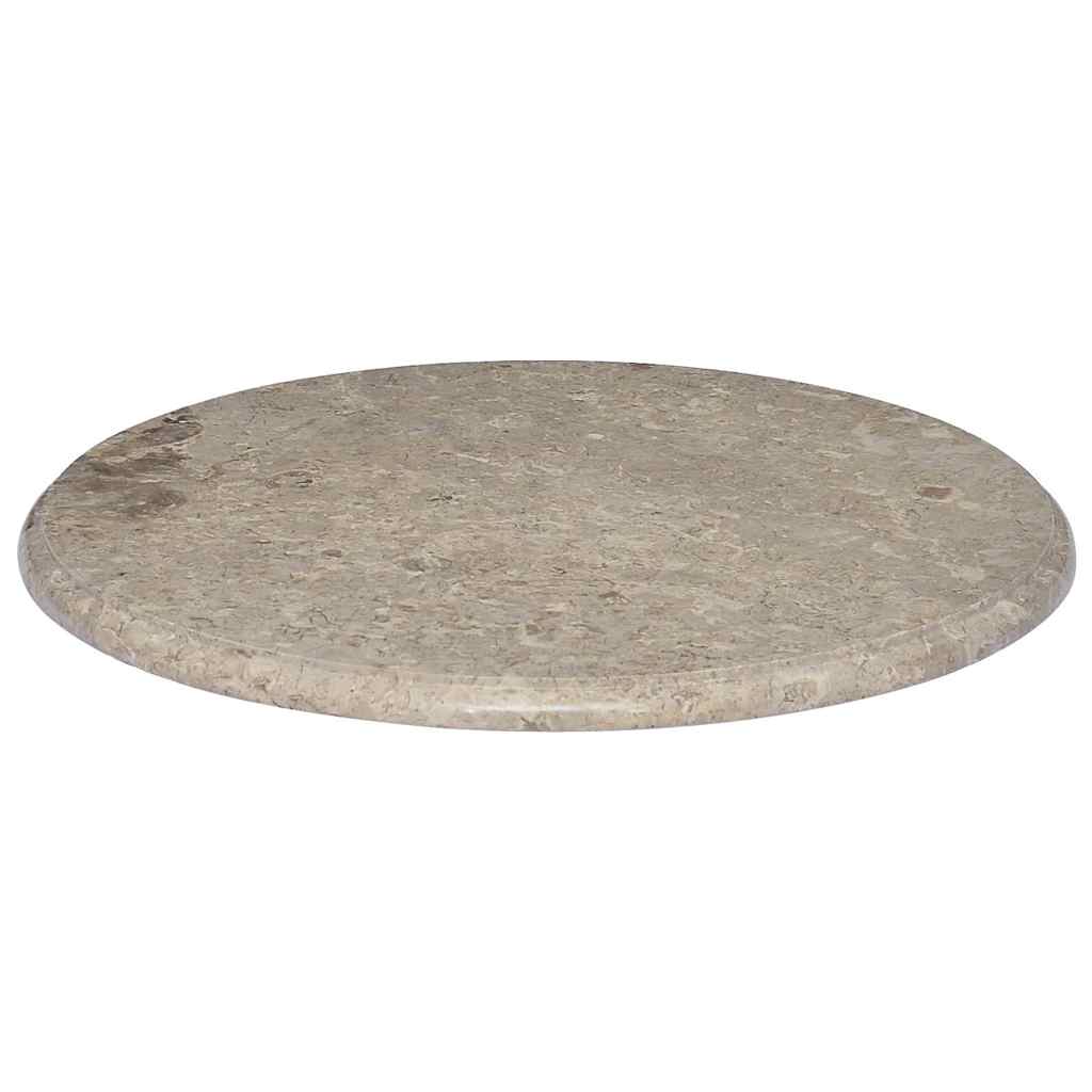 bordplade Ø60x2,5 cm marmor grå