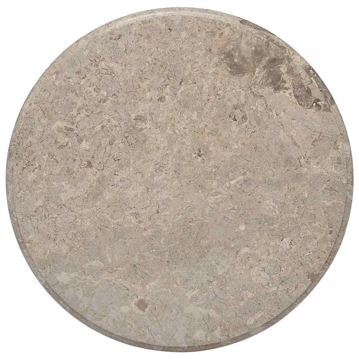 bordplade Ø60x2,5 cm marmor grå