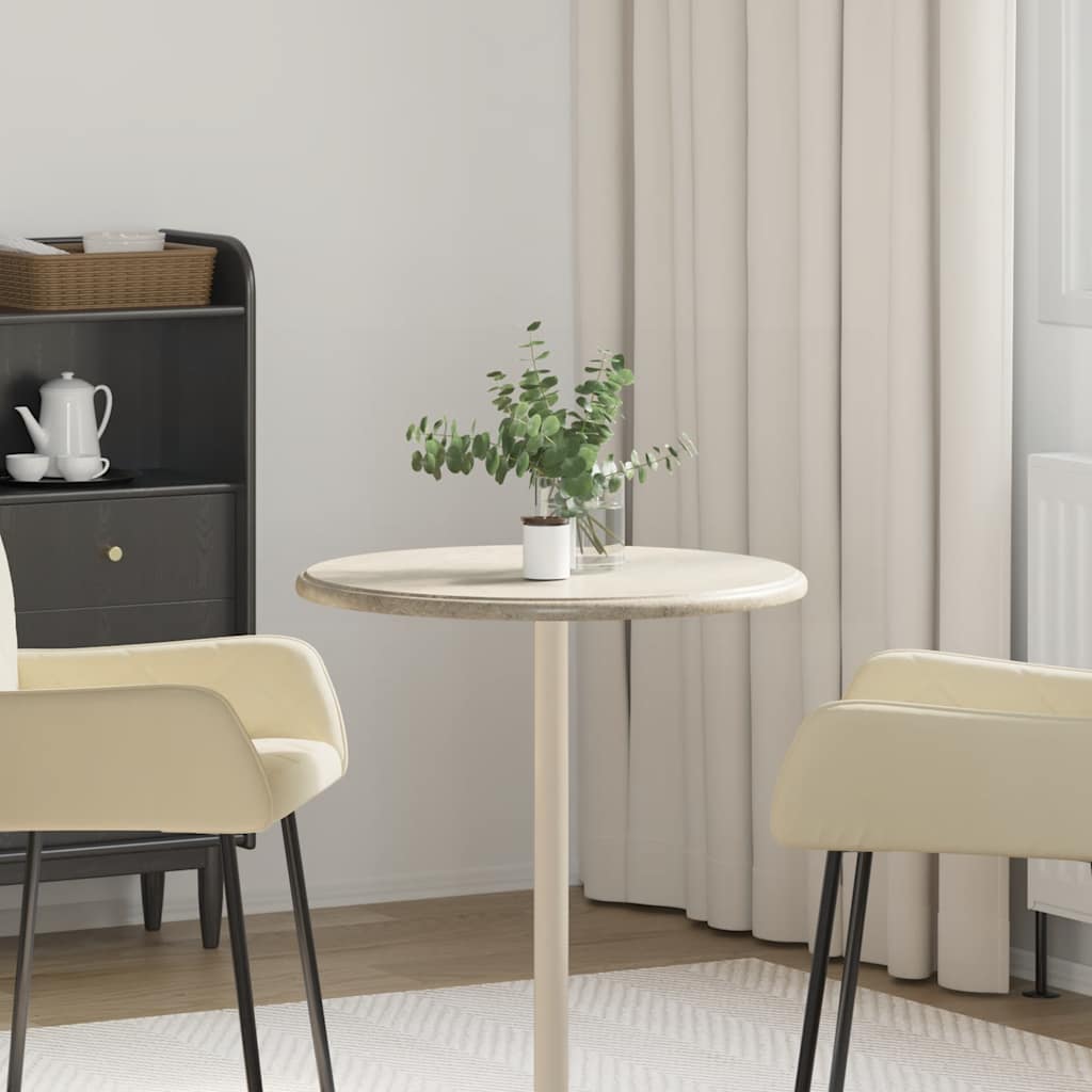 bordplade Ø60x2,5 cm marmor grå
