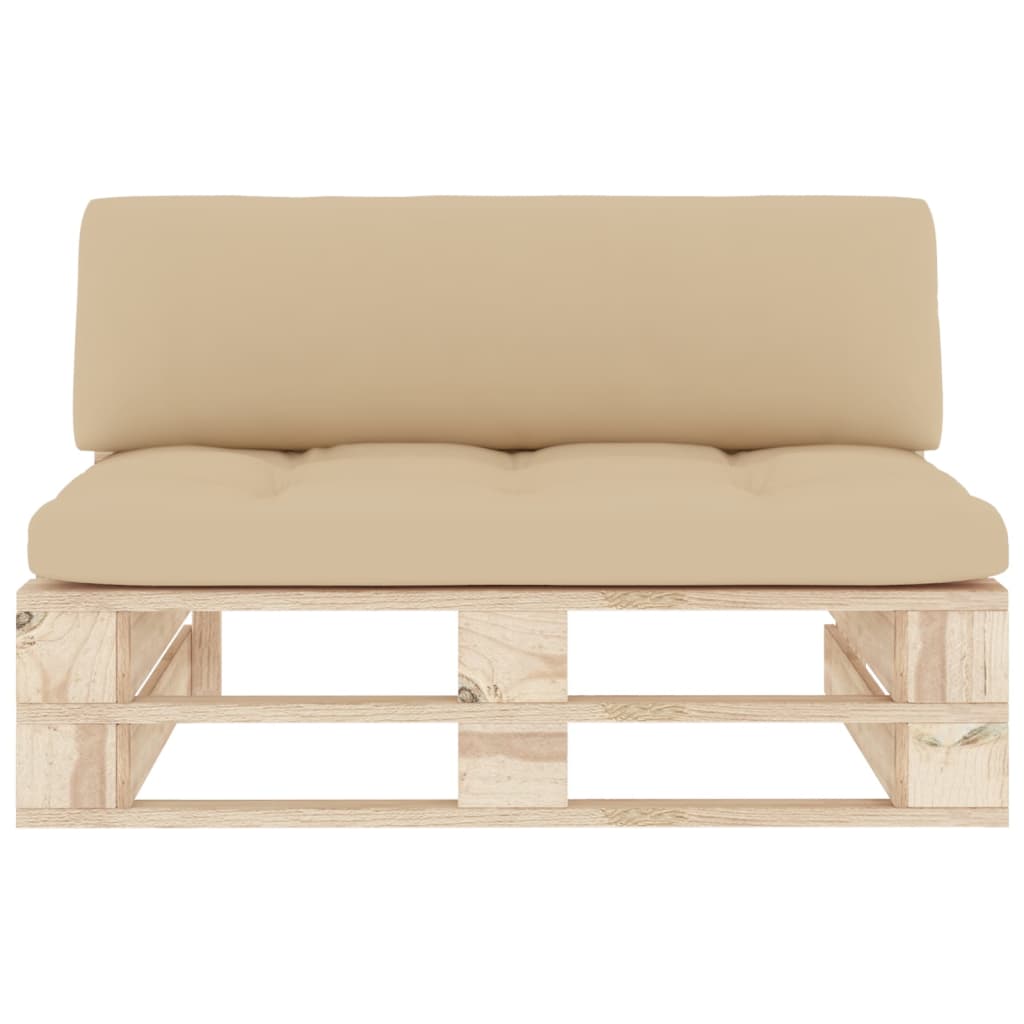 midtermodul til pallesofa imprægneret fyrretræ