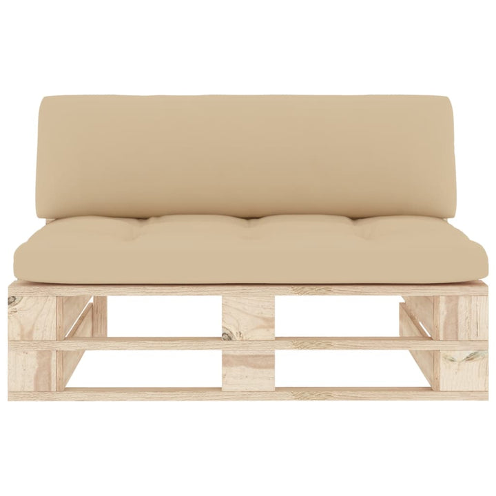 midtermodul til pallesofa imprægneret fyrretræ