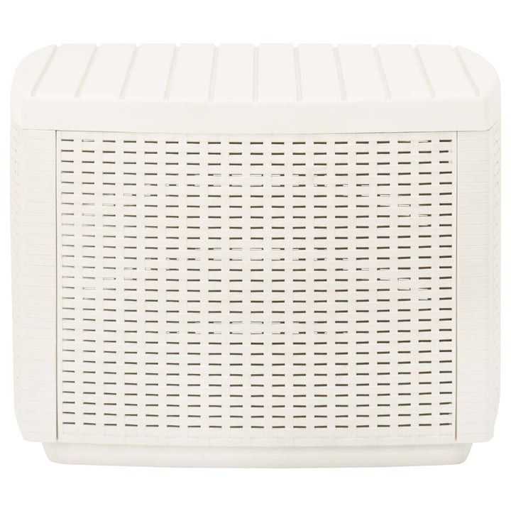 havebord 53x53x40 cm plastik hvid