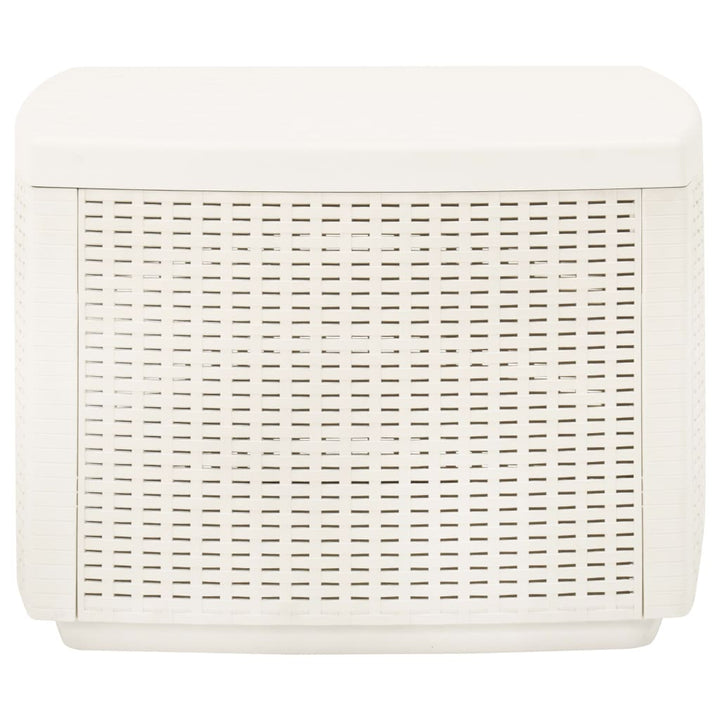 havebord 53x53x40 cm plastik hvid
