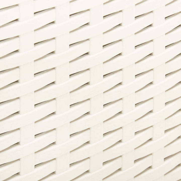 havebord 53x53x40 cm plastik hvid