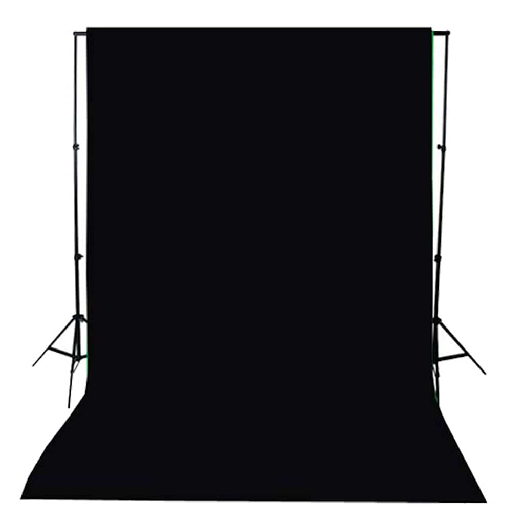 fotostudiesæt med softbox-lamper + baggrund og reflektor