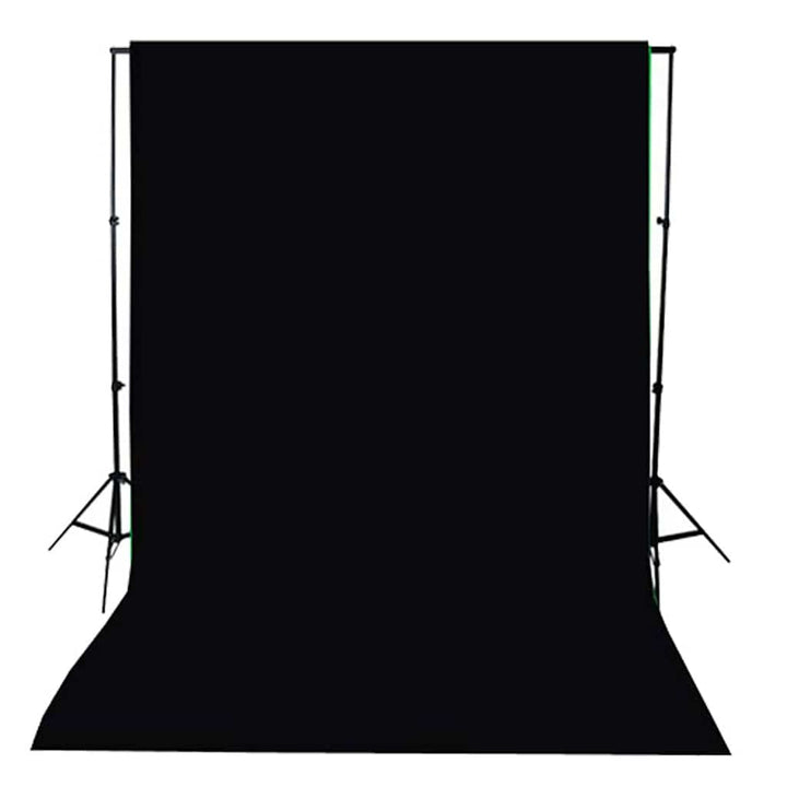 fotostudiesæt med softbox-lamper + baggrund og reflektor