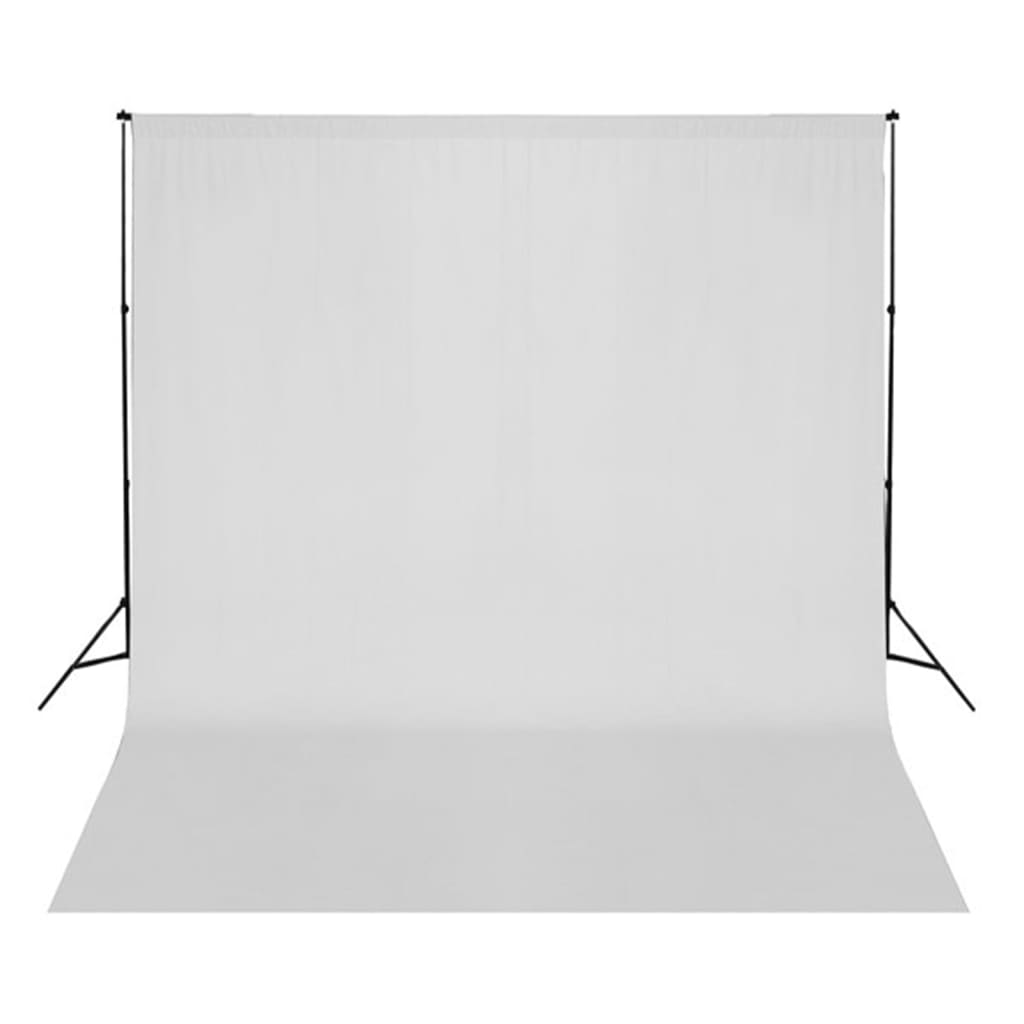 fotostudiesæt med softbox-lamper + baggrund og reflektor