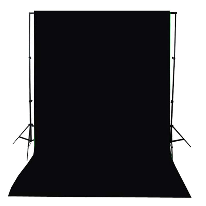 fotostudieudstyr med lamper, paraplyer, baggrund og reflektor