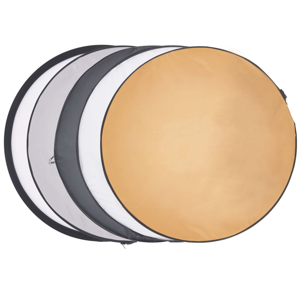 fotostudiesæt med softbox-lamper, baggrund og reflektor