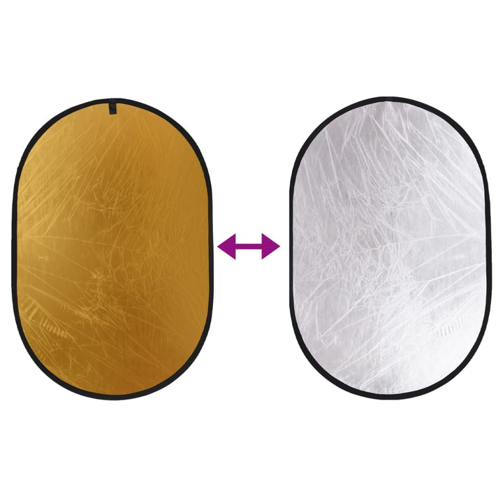 fotostudiesæt med softbox-lamper, baggrund og reflektor