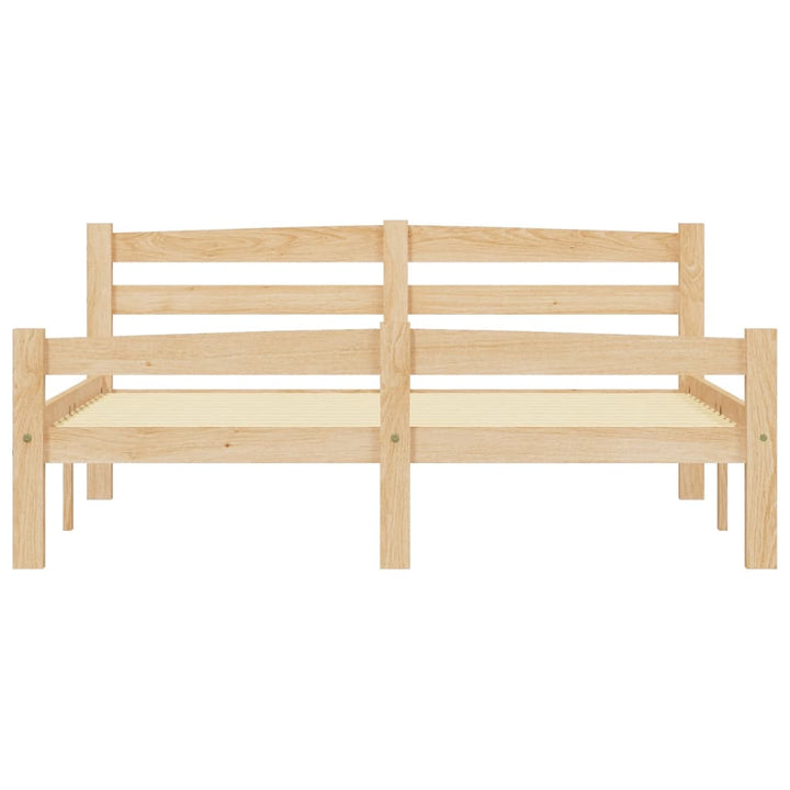 sengestel 120x200 cm massivt fyrretræ