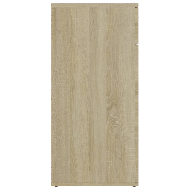 skænk 80x36x75 cm konstrueret træ sonoma-eg