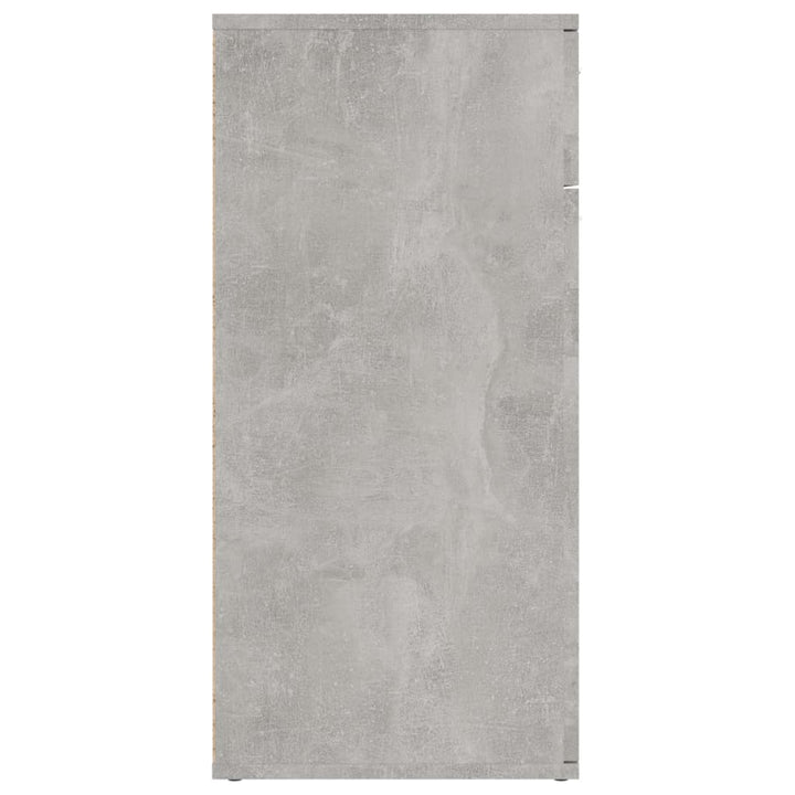 skænk 80x36x75 cm konstrueret træ betongrå