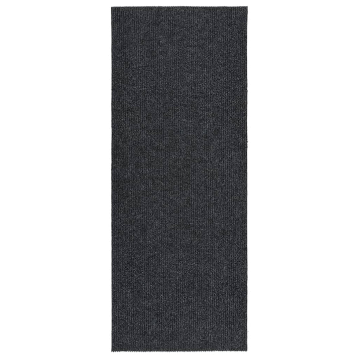 snavsbestandig tæppeløber 100x250 cm antracitgrå