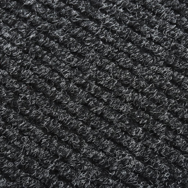 snavsbestandig tæppeløber 100x250 cm antracitgrå