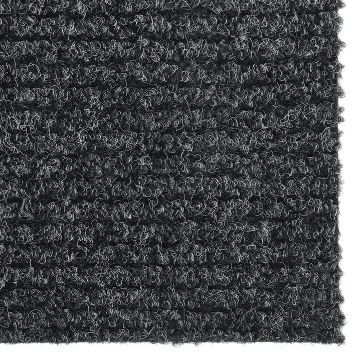 snavsbestandig tæppeløber 100x250 cm antracitgrå