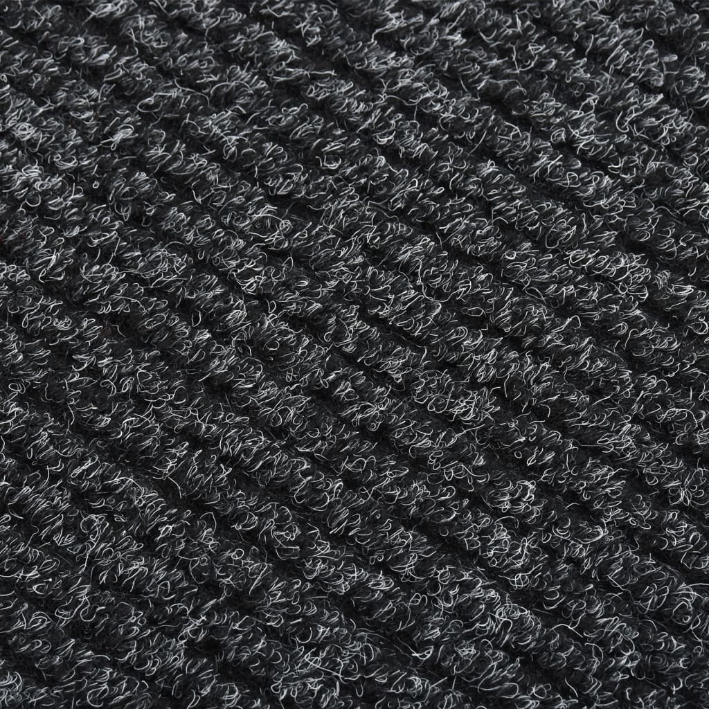 snavsbestandig tæppeløber 100x350 cm antracitgrå