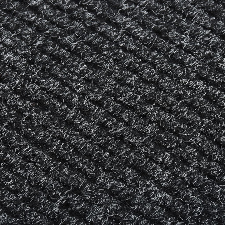 snavsbestandig tæppeløber 100x350 cm antracitgrå
