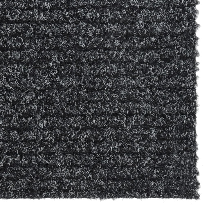 snavsbestandig tæppeløber 100x350 cm antracitgrå
