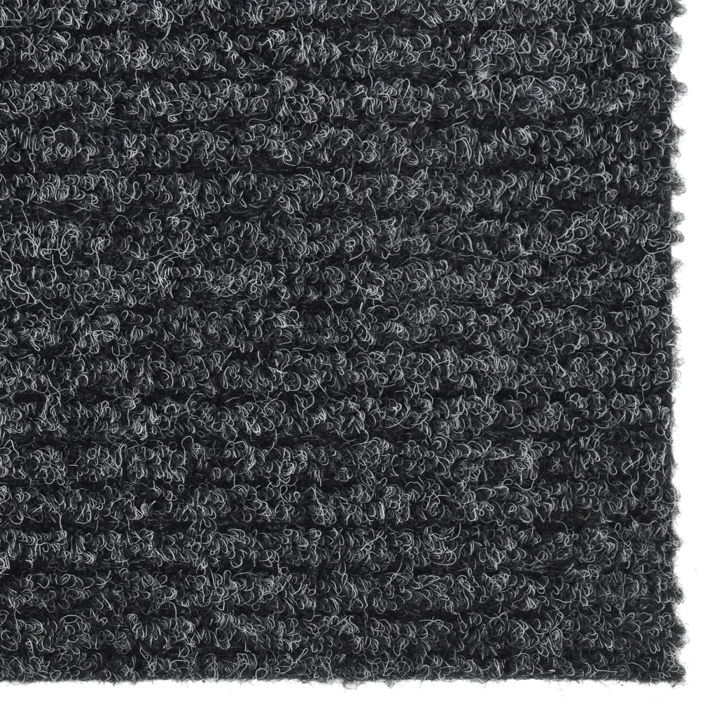 snavsbestandig tæppeløber 100x450 cm antracitgrå