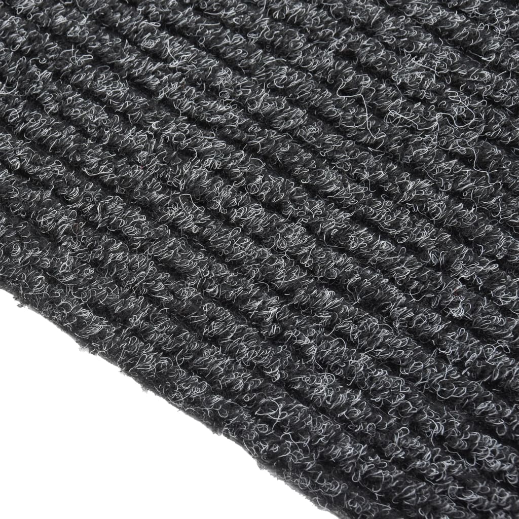 snavsbestandig tæppeløber 100x500 cm antracitgrå