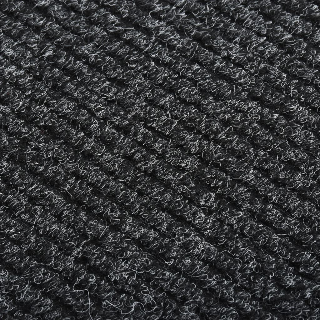 snavsbestandig tæppeløber 100x500 cm antracitgrå