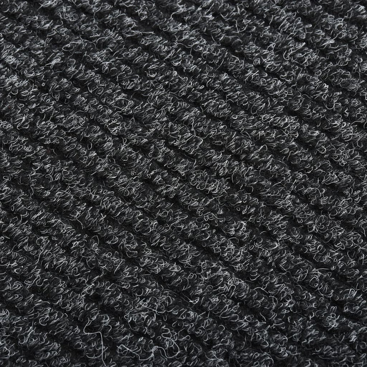 snavsbestandig tæppeløber 100x500 cm antracitgrå