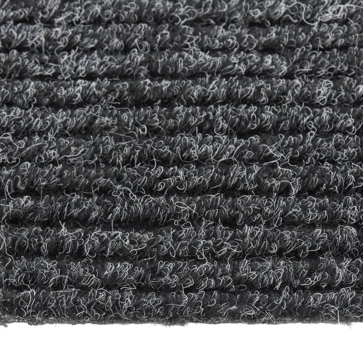 snavsbestandig tæppeløber 100x500 cm antracitgrå