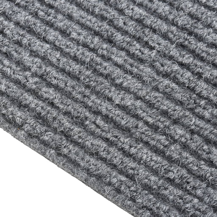 snavsbestandig tæppeløber 100x200 cm grå