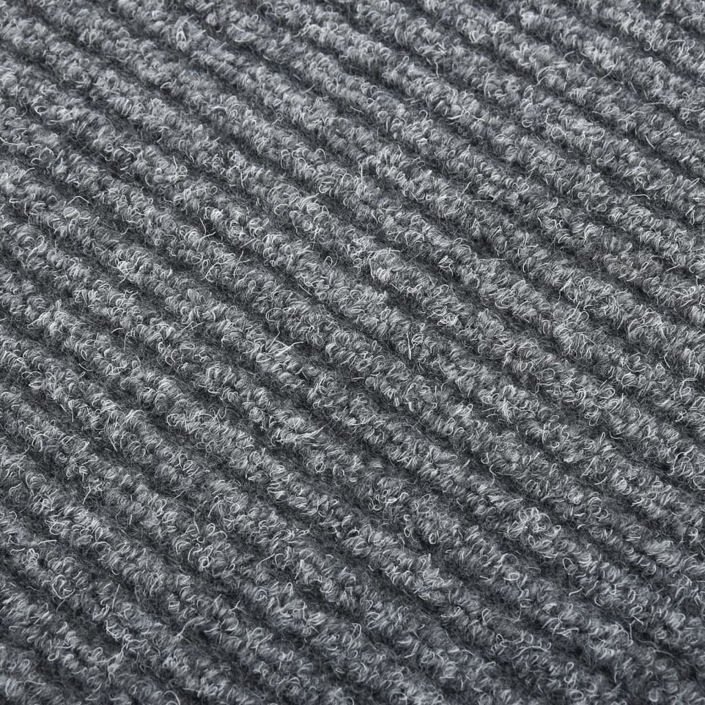 snavsbestandig tæppeløber 100x300 cm grå
