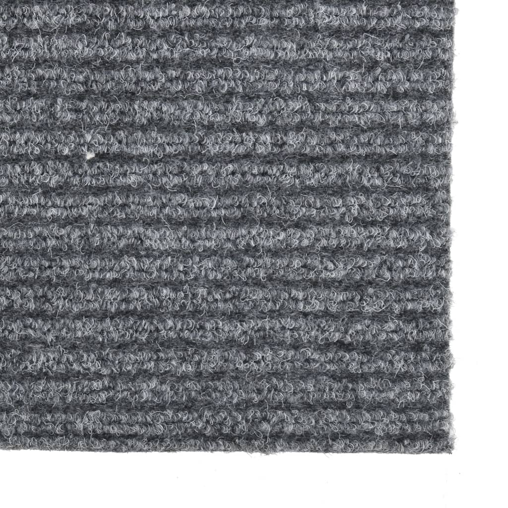 snavsbestandig tæppeløber 100x300 cm grå
