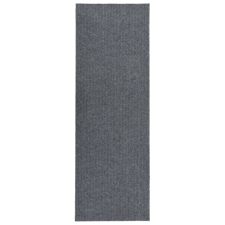 snavsbestandig tæppeløber 100x350 cm grå