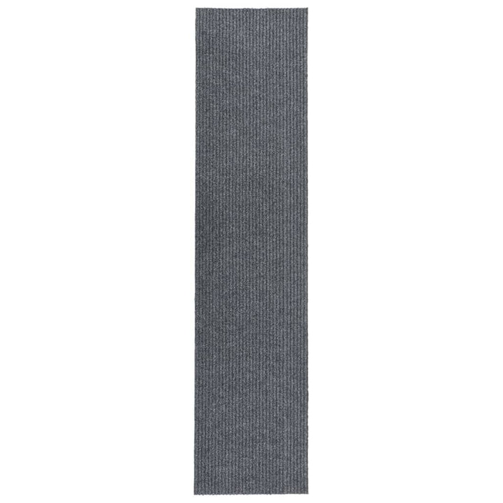 snavsbestandig tæppeløber 100x450 cm grå