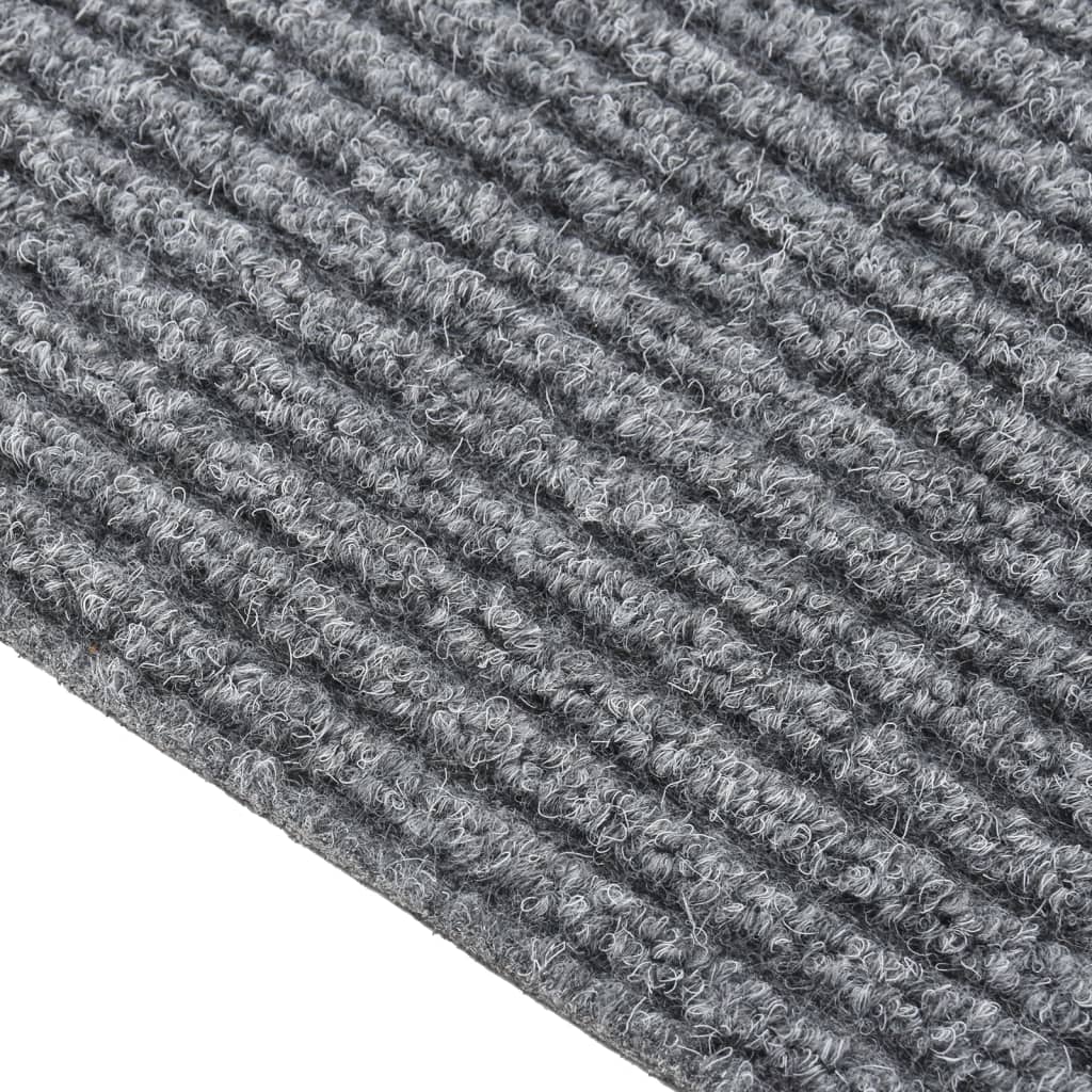 snavsbestandig tæppeløber 100x450 cm grå