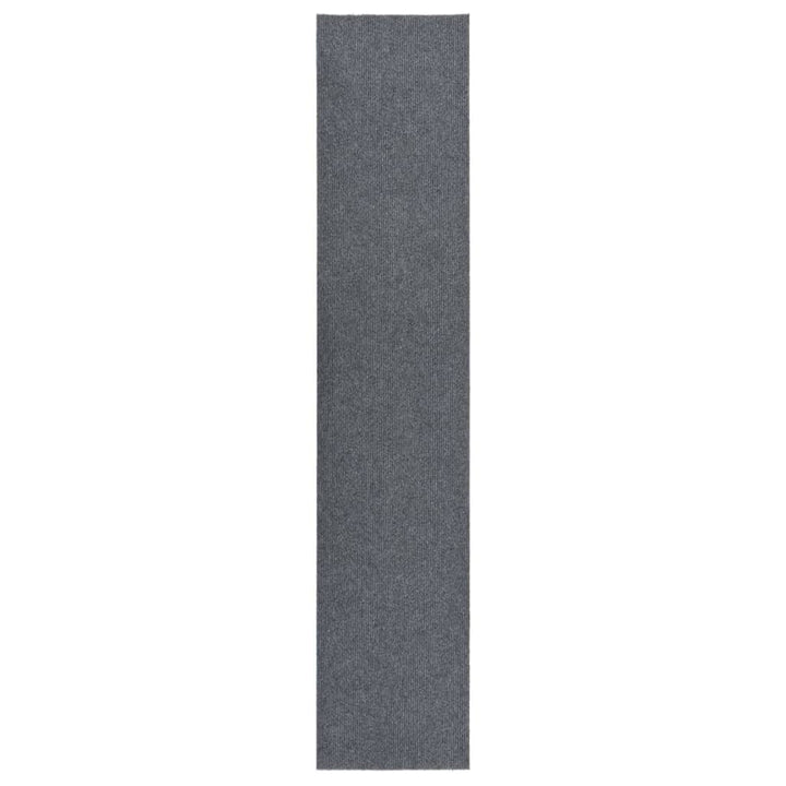 snavsbestandig tæppeløber 100x500 cm grå